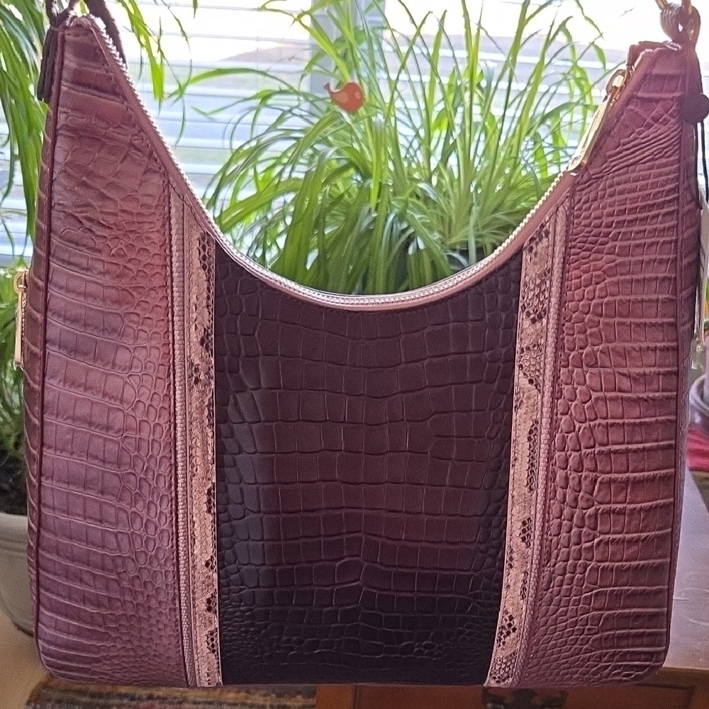 Brahmin Tabitha Shoulder Bag in Mellow Rose Jessamine. NWT RARE - Picture 16 of 16